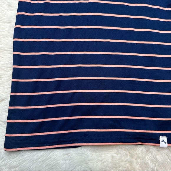 Tommy Bahama Polo Shirt Blue and Pink Striped Size 6 - Picture 3 of 16